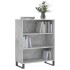 Estantería madera de ingeniería gris hormigón 69,5x32,5x90