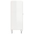 Aparador de madera contrachapada blanco brillante 69,5x34x90