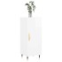 Aparador de madera contrachapada blanco brillante 34,5x34x90