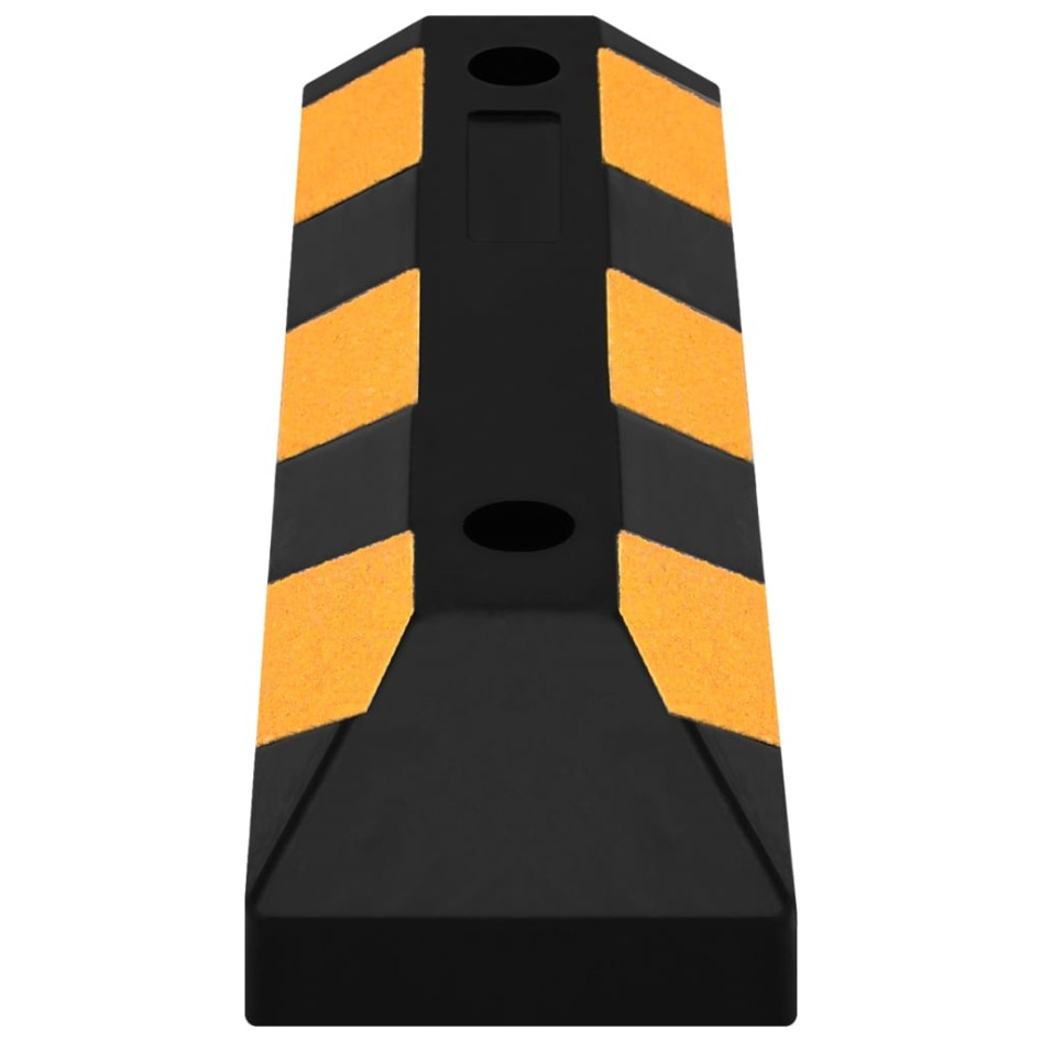 Topes de estacionamiento reflectantes 2 unidades 56x15x10