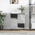 Aparador de madera contrachapada gris hormigón 60x35x70