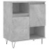 Aparador de madera contrachapada gris hormigón 60x35x70