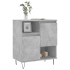 Aparador de madera contrachapada gris hormigón 60x35x70