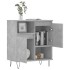 Aparador de madera contrachapada gris hormigón 60x35x70