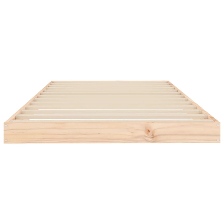 Estructura de cama madera maciza de pino 90x200