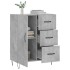 Aparador de madera de ingeniería gris hormigón 69,5x34x90