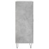 Aparador de madera de ingeniería gris hormigón 69,5x34x90
