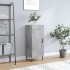 Aparador de madera contrachapada gris hormigón 34,5x34x90