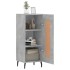 Aparador de madera contrachapada gris hormigón 34,5x34x90
