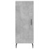 Aparador de madera contrachapada gris hormigón 34,5x34x90