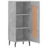 Aparador de madera contrachapada gris hormigón 34,5x34x90