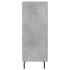 Aparador de madera contrachapada gris hormigón 34,5x34x90