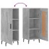 Aparador de madera contrachapada gris hormigón 34,5x34x90