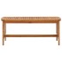 Mesa de centro de madera maciza de acacia 102x50x43