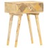 Mesita de noche de madera maciza de mango 43x30x58