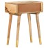 Mesita de noche de madera maciza de mango 43x30x58