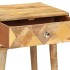 Mesita de noche de madera maciza de mango 43x30x58