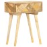 Mesita de noche de madera maciza de mango 43x30x58