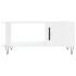Mesa de centro madera contrachapada blanco brillo 90x50x40