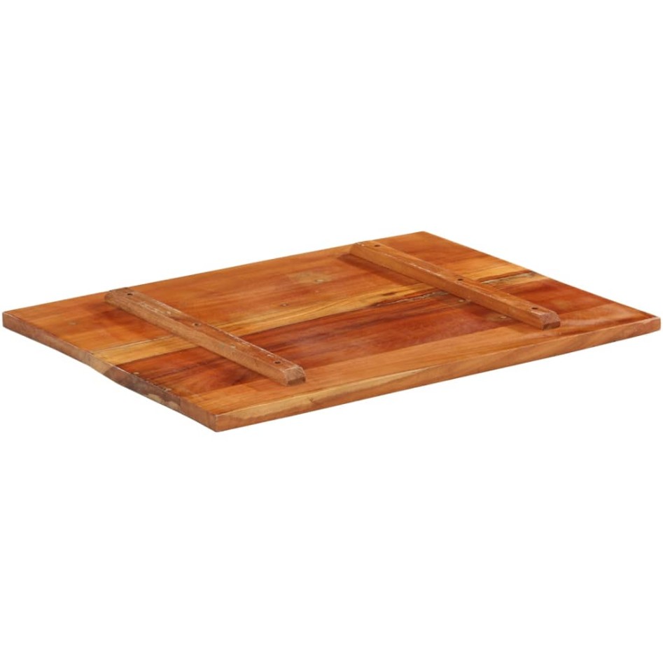 Tablero de mesa rectangular madera maciza 80x80 cm 25-27
