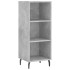 Aparador de madera de ingeniería gris hormigón 34,5x32,5x90