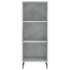 Aparador de madera de ingeniería gris hormigón 34,5x32,5x90