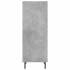 Aparador de madera de ingeniería gris hormigón 34,5x32,5x90