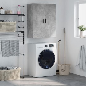 Armario de pared gris hormigón 69,5x34x90