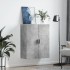 Armario de pared gris hormigón 69,5x34x90