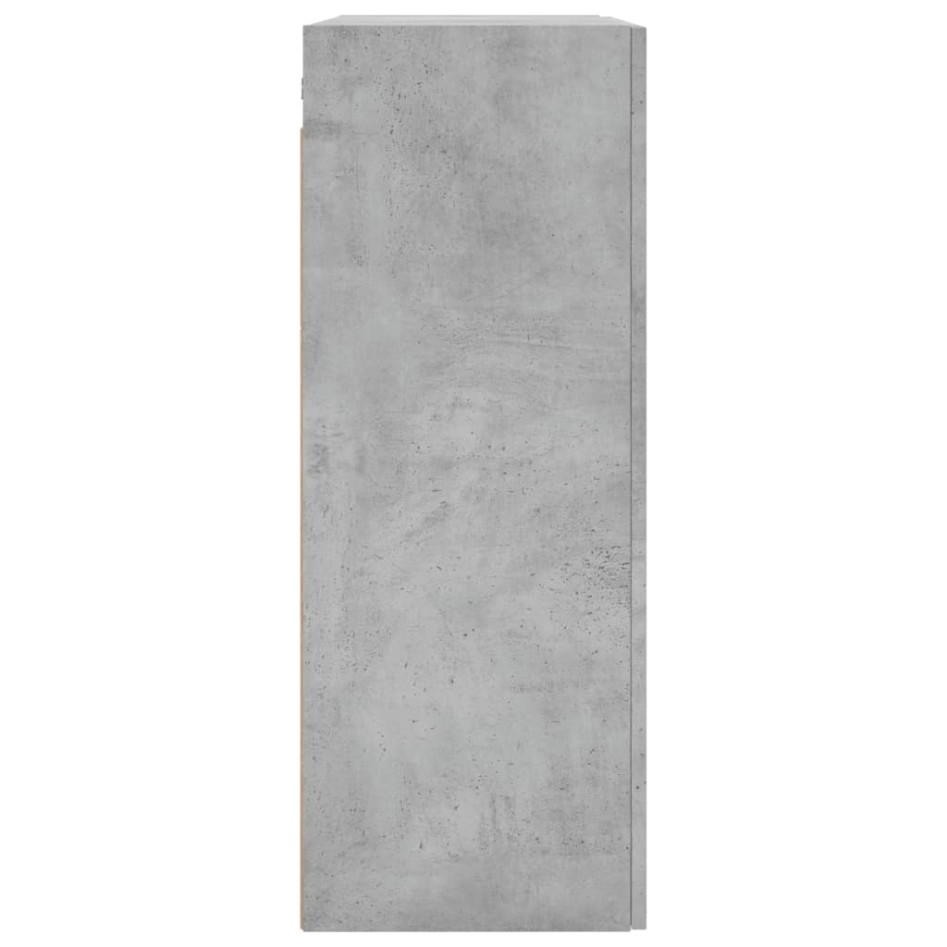 Armario de pared gris hormigón 69,5x34x90