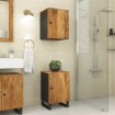 Mueble de baño madera maciza de mango 38x33x58 cm