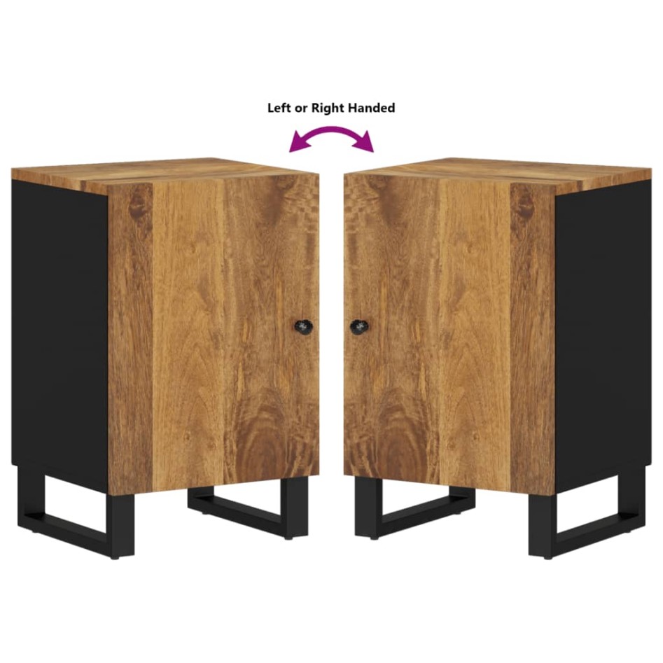 Mueble de baño madera maciza de mango 38x33x58