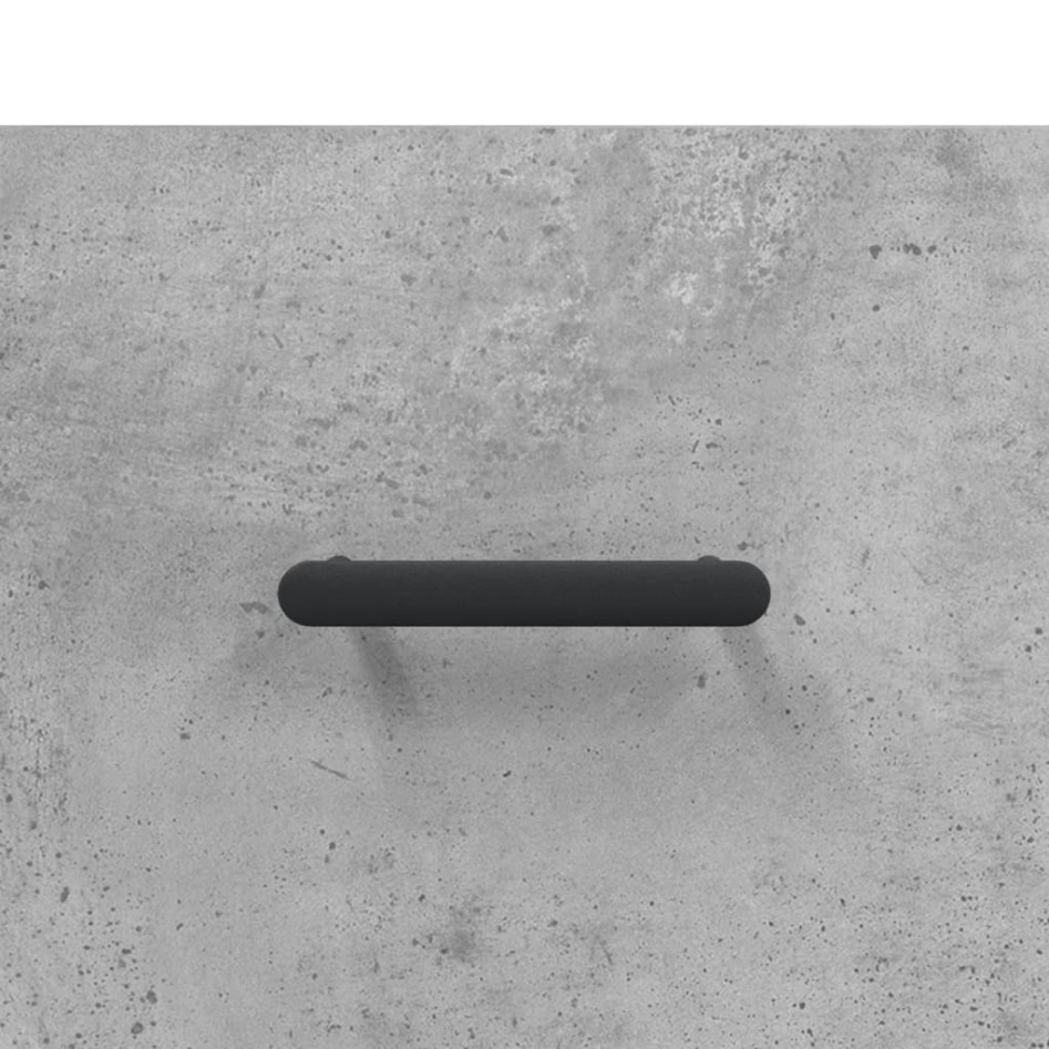 Aparador alto madera de ingeniería gris hormigón 69,5x31x115