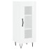 Aparador de madera contrachapada blanco brillante 34,5x34x90