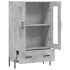 Aparador alto madera de ingeniería gris hormigón 69,5x31x115
