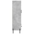 Aparador alto madera de ingeniería gris hormigón 69,5x31x115