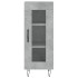 Aparador de madera contrachapada gris hormigón 34,5x34x90