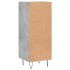 Aparador de madera contrachapada gris hormigón 34,5x34x90