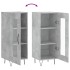 Aparador de madera contrachapada gris hormigón 34,5x34x90
