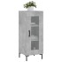 Aparador de madera contrachapada gris hormigón 34,5x34x90