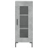 Aparador de madera contrachapada gris hormigón 34,5x34x90