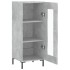 Aparador de madera contrachapada gris hormigón 34,5x34x90
