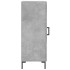 Aparador de madera contrachapada gris hormigón 34,5x34x90