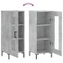 Aparador de madera contrachapada gris hormigón 34,5x34x90