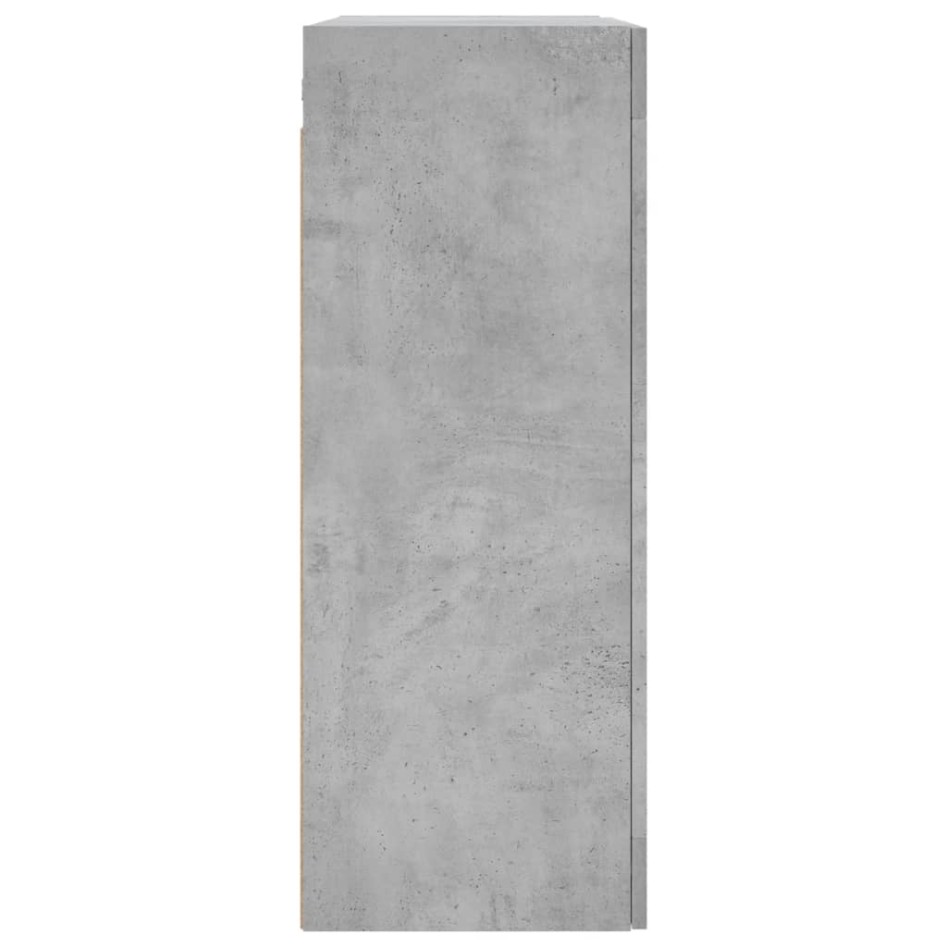 Armario de pared gris hormigón 69,5x34x90