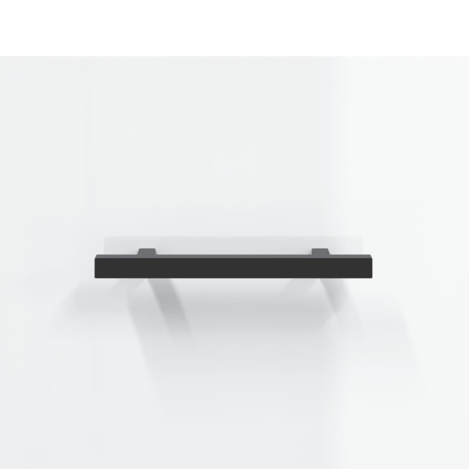 Mueble de TV madera contrachapada blanco brillo 80x36x50