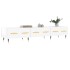 Mueble de TV madera de ingeniería blanco brillo 150x36x30