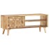 Mueble para TV de madera maciza de acacia 100x35x40