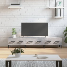 Mueble para TV madera de ingeniería gris hormigón 150x36x30