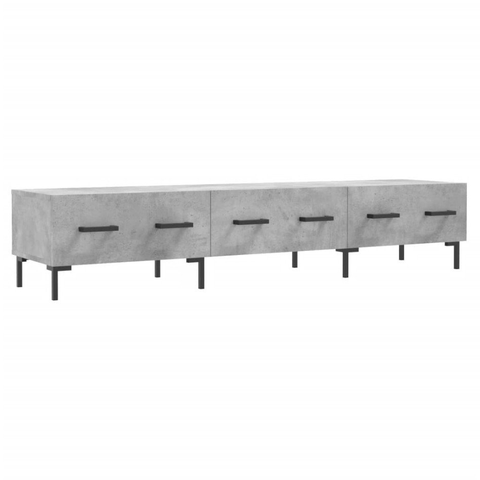 Mueble para TV madera de ingeniería gris hormigón 150x36x30